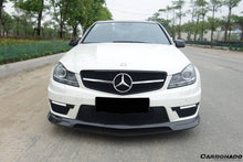 Load image into Gallery viewer, 2012-2014 Mercedes Benz W204 C63 AMG RZ Style Carbon Fiber Front Lip - Carbonado Aero