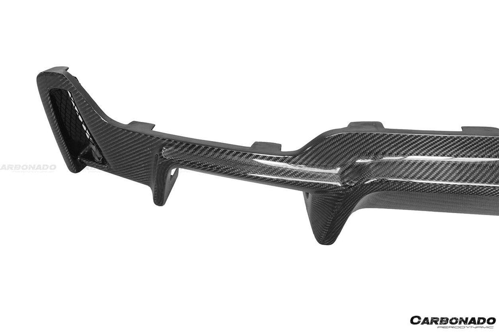 2013-2020 BMW 4 Series F32 F33 ECC Style Carbon Fiber Rear Lip (For M-Tech Only ) - Carbonado Aero