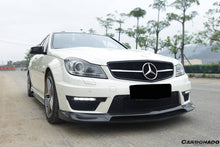 Load image into Gallery viewer, 2012-2014 Mercedes Benz W204 C63 AMG RZ Style Carbon Fiber Front Lip - Carbonado Aero