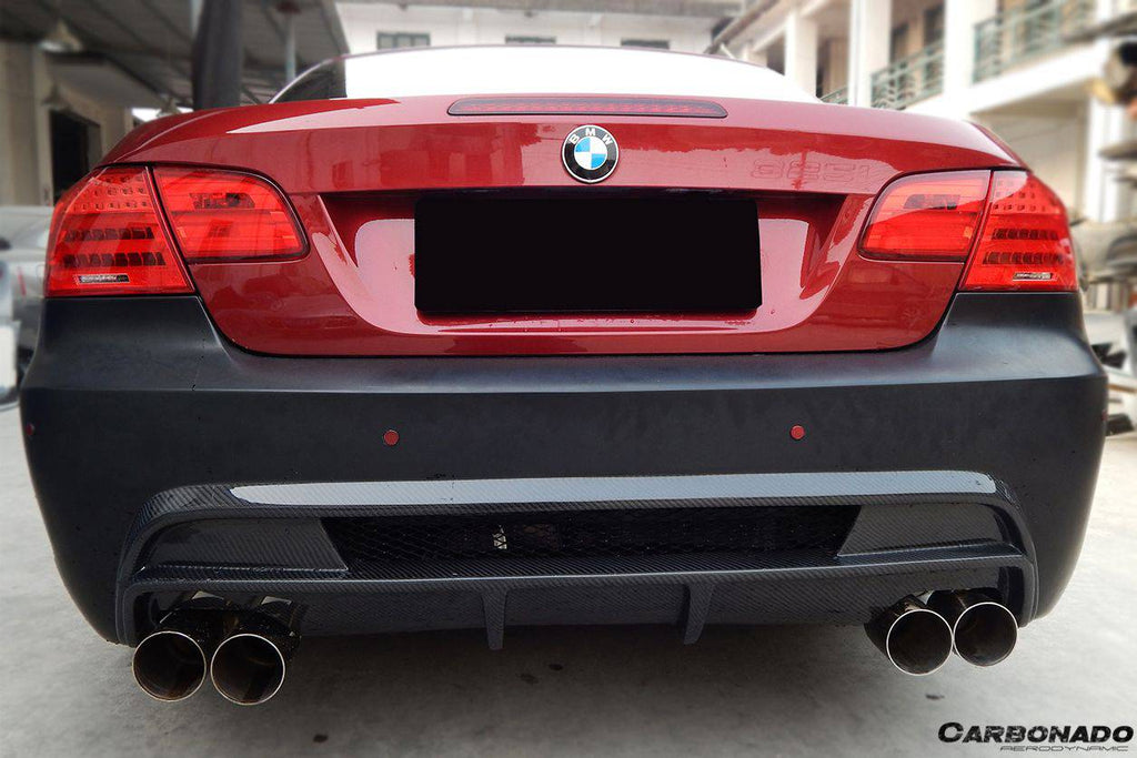2008-2013 BMW 3 Series E92 E93 Coupe VRS Style Rear Bumper - Carbonado