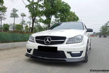 Load image into Gallery viewer, 2012-2014 Mercedes Benz W204 C63 AMG RZ Style Carbon Fiber Front Lip - Carbonado Aero