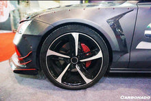 Load image into Gallery viewer, 2015-2017 Audi RS7 BS Style Carbon Fiber Front Bumper Canards - Carbonado Aero