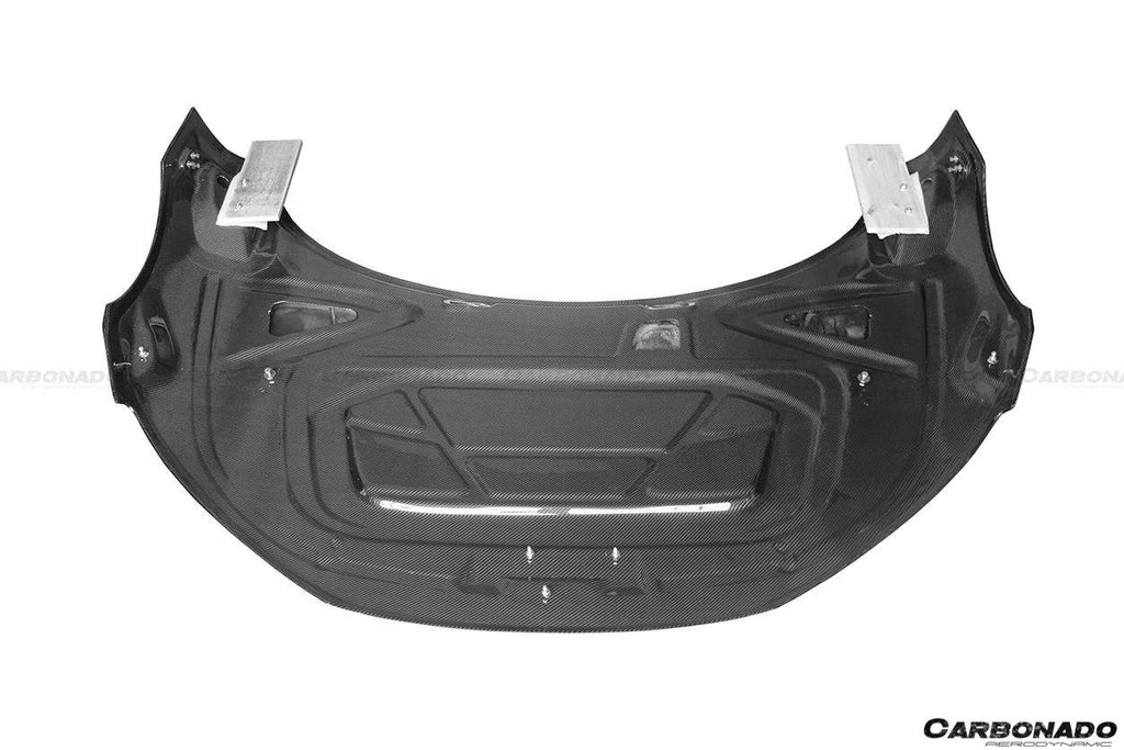 2006-2015 Audi R8 Coupe/Spyder OEM Style Carbon Fiber Hood - Carbonado Aero