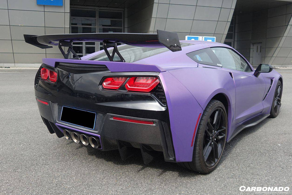 2013-2019 Corvette C7 Z51 RK Style Rear Lip - Carbonado Aero