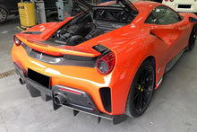 Load image into Gallery viewer, 2018-2022 Ferrari 488 Pista Origenal Rear Bumper Carbon Fiber Upper Shell - DarwinPRO Aerodynamics