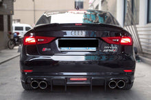 Load image into Gallery viewer, 2013-2016 Audi S3 A3 Sline Sedan BKSS Style Carbon Fiber Rear Lip Diffuser - Carbonado
