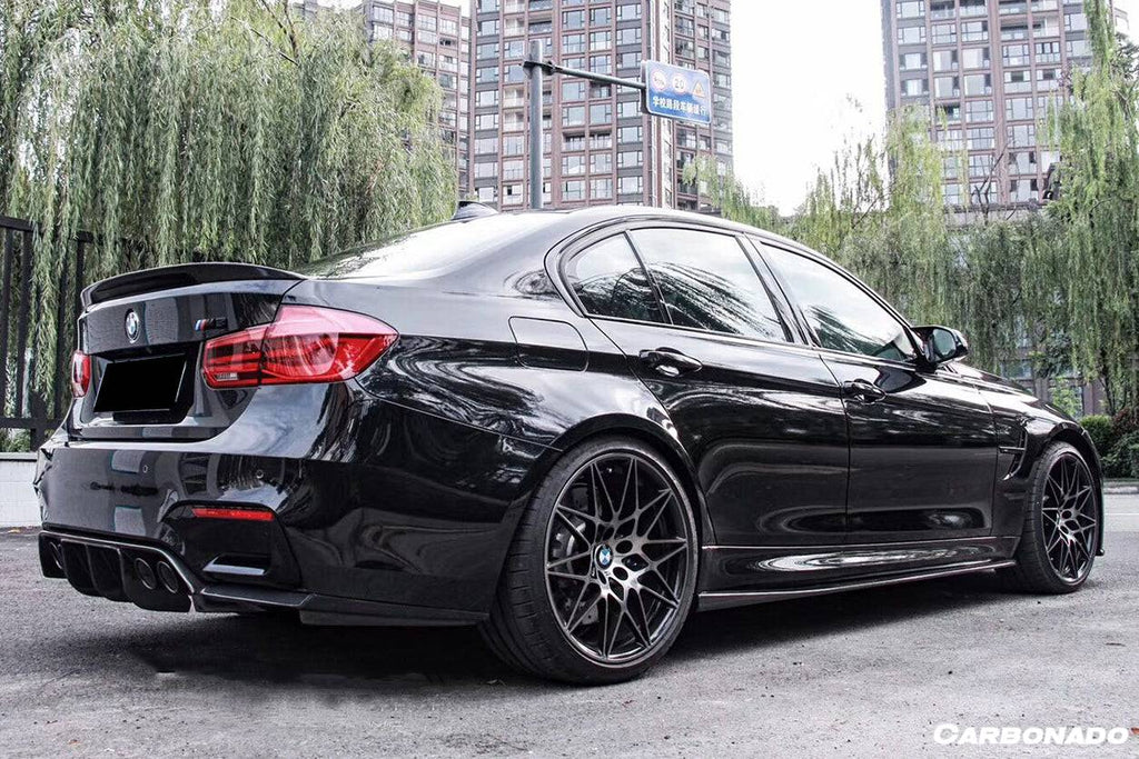 2014-2020 BMW M3 F80 M4 F82 VRS Style Carbon Fiber Rear Diffuser - Carbonado Aero