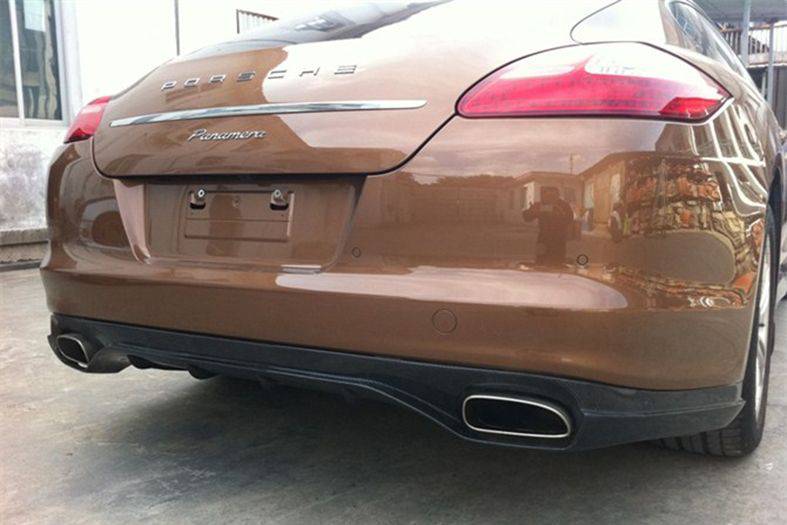 2010-2013 Porsche Panamera 970.1 GMT Style Carbon Fiber Rear Lip - Carbonado