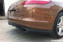Load image into Gallery viewer, 2010-2013 Porsche Panamera 970.1 GMT Style Carbon Fiber Rear Lip - Carbonado