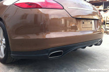 Load image into Gallery viewer, 2010-2013 Porsche Panamera 970.1 GMT Style Carbon Fiber Rear Lip - Carbonado