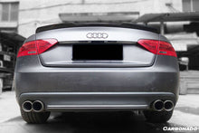 Load image into Gallery viewer, 2009-2015 Audi A5 Coupe RW Style Carbon Fiber Trunk Spoiler - Carbonado Aero