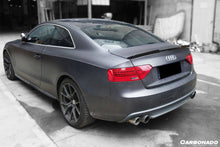 Load image into Gallery viewer, 2009-2015 Audi A5 Coupe RW Style Carbon Fiber Trunk Spoiler - Carbonado Aero