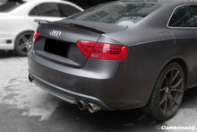 Load image into Gallery viewer, 2009-2015 Audi A5 Coupe RW Style Carbon Fiber Trunk Spoiler - Carbonado Aero