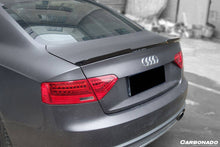 Load image into Gallery viewer, 2009-2015 Audi A5 Coupe RW Style Carbon Fiber Trunk Spoiler - Carbonado Aero
