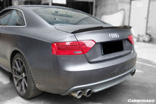 Load image into Gallery viewer, 2009-2015 Audi A5 Coupe RW Style Carbon Fiber Trunk Spoiler - Carbonado Aero