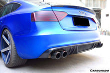 Load image into Gallery viewer, 2009-2015 Audi A5 Sline S5 Sedan Sport Style Carbon Fiber Trunk Spoiler - Carbonado Aero