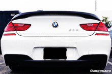Load image into Gallery viewer, 2011-2018 BMW 6 Series F06 Sedan/ F13 Coupe HM Style Carbon Fiber Trunk Spoiler - Carbonado