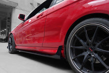 Load image into Gallery viewer, 2012-2014 Mercedes Benz W204 C63 AMG C Class Coupe DP Style Side Skirts Under Board - Carbonado