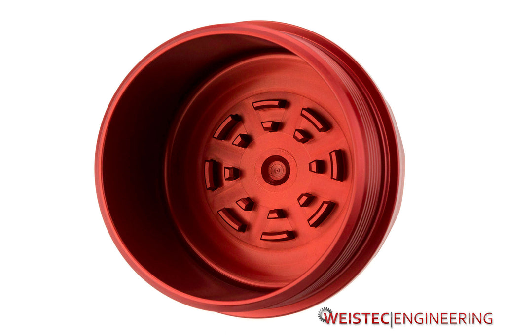 Weistec Billet Oil Filter Cap, BMW S55, Red
