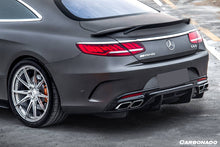 Load image into Gallery viewer, 2014-2021 Mercedes Benz S63 S Class C217 Coupe RT Style Carbon Fiber Trunk Spoiler - Carbonado Aero