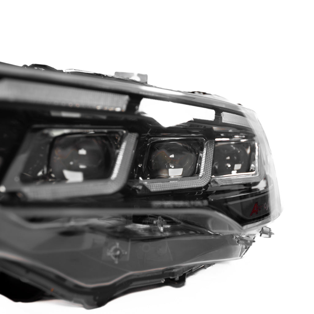 2018-2023 Ford Mustang Projector Headlights S650 Style LED Amber Sequential Turn Signals