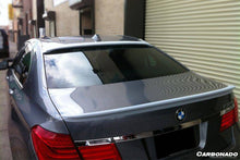 Load image into Gallery viewer, 2009-2015 BMW 7 Series F01 ASC Style Carbon Fiber Turnk Spoiler - Carbonado