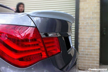 Load image into Gallery viewer, 2009-2015 BMW 7 Series F01 ASC Style Carbon Fiber Turnk Spoiler - Carbonado Aero