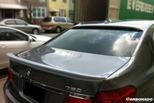 Load image into Gallery viewer, 2009-2015 BMW 7 Series F01 ASC Style Carbon Fiber Roof Spoiler - Carbonado