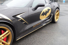 Load image into Gallery viewer, 2013-2019 Corvette C7 PD Style Wide body Rear Flares And Side Skirts - Carbonado