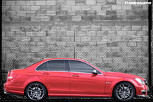 Load image into Gallery viewer, 2008-2014 Mercedes Benz W204 C63 AMG RZ Style Carbon Fiber Side Skirts - Carbonado Aero