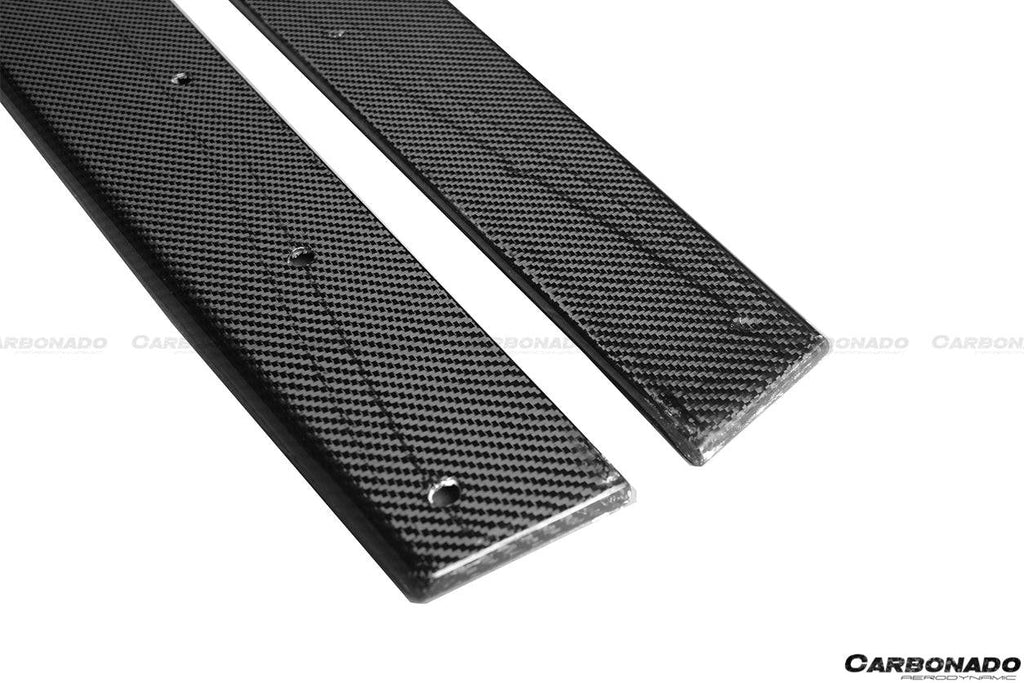 2014-2020 BMW  M4 F82 F80 M3  MP Style Carbon Fiber Side Skirts Under Board - Carbonado Aero