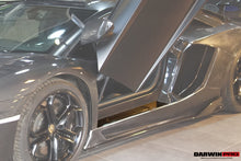 Load image into Gallery viewer, 2011-2016 Lamborghini Aventador LP700 Coupe Carbon Fiber Door Still Plate Caps - DarwinPRO Aerodynamics