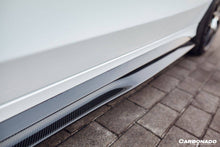 Load image into Gallery viewer, 2015-2021 Mercedes Benz W205 C63/S AMG Sedan Carbon Fiber Side Skirts Extension Add On Lip - Carbonado Aero