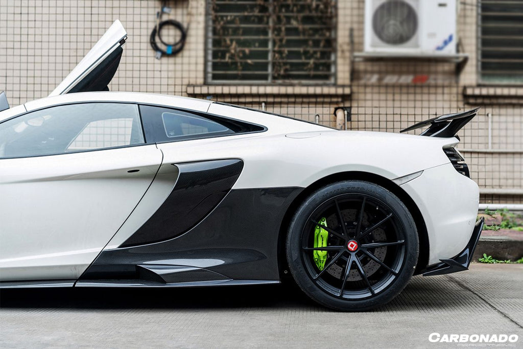 2014-2017 McLaren 650S OEM Style Carbon Fiber Tuning Veins Intake Blades - Carbonado Aero
