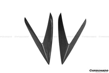 Load image into Gallery viewer, 2015-2020 Lamborghini Huracan LP610 RZS Style Carbon Fiber Side Skirts Vent Canards - Carbonado Aero