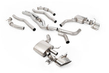 Load image into Gallery viewer, Milltek 80mm Non-Resonated Signature Series Axle-Back Exhaust for Audi RS6 RS7 C8, Polished Oval Tips