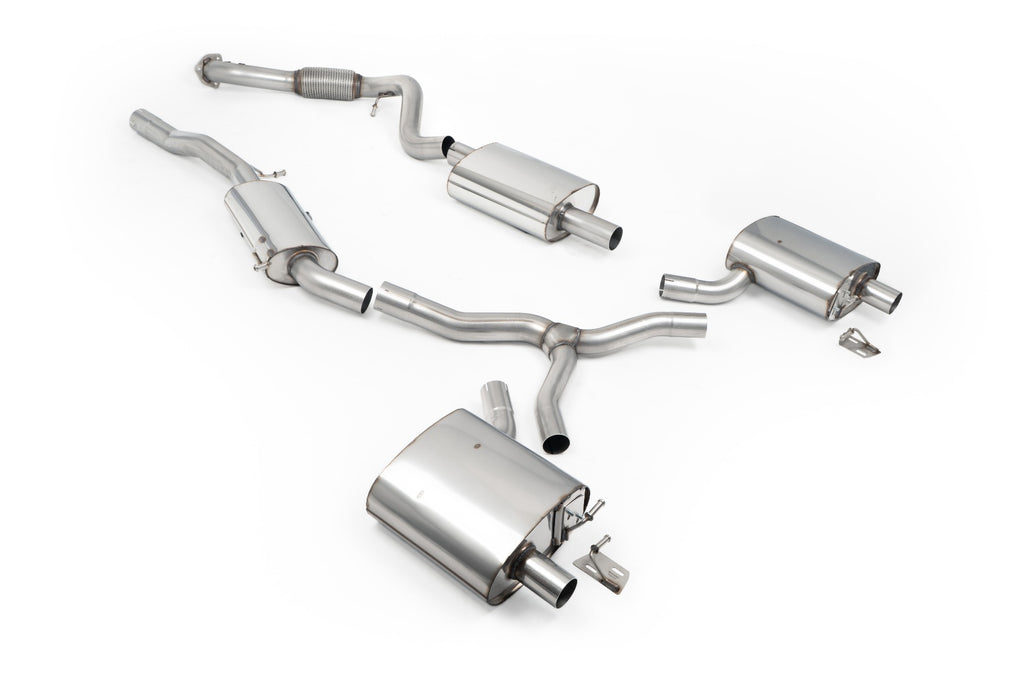 Milltek Resonated Cat-Back Exhaust for Audi A4 B9.5 Quattro