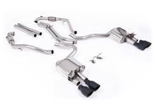 Load image into Gallery viewer, Milltek Non-Resonated Cat-Back for Audi B9 S5 Sportback, Cerakote Black Tips