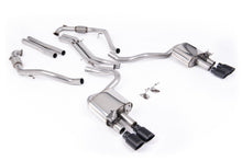 Load image into Gallery viewer, Milltek Non-Resonated Cat-Back for Audi B9 S5 Sportback, Cerakote Black Tips (SSXAU1118)