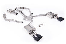 Load image into Gallery viewer, Milltek Resonated Cat-Back Exhaust for Audi B9 S5, Cerakote Black Tips