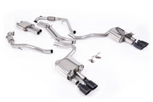 Load image into Gallery viewer, Milltek Resonated Cat-Back Exhaust for Audi B9 S5 3.0 V6, Black Ovals Tips