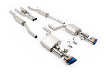 Load image into Gallery viewer, Milltek V2 Valved Cat-Back Exhaust for Audi B7 RS4, Burnt Titanium Tips