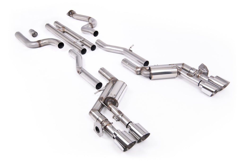 Milltek H-Pipe Valved Cat-Back Exhaust for Chevrolet Camaro SS / RS / ZL1 6.2L V8 Gen 6, Polished Tips