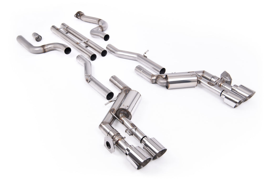 Milltek Valved Cat-Back Exhaust for Chevrolet Camaro SS / RS / ZL1 6.2L V8 Gen 6, Polished Tips