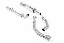 Load image into Gallery viewer, Milltek Road+ Single-Outlet Cat-Back Exhaust for Ford F-150 SuperCrew 5.0 V8, Brushed Titanium Tips