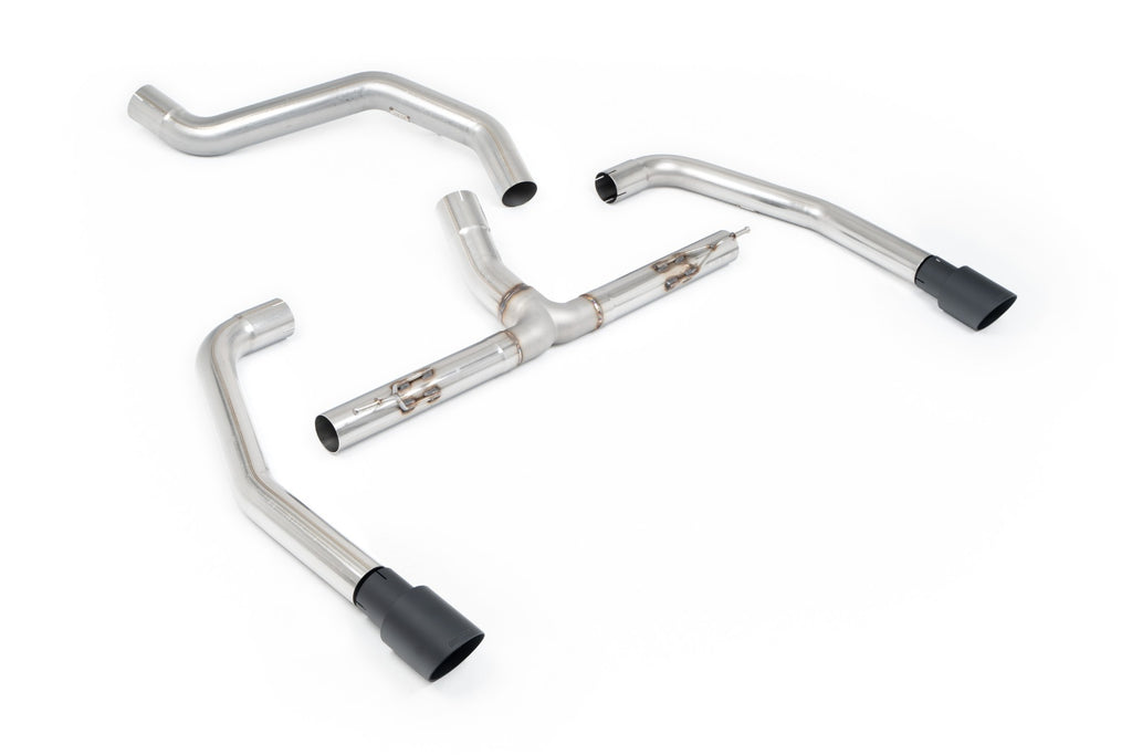 Milltek Non-Resonated GPF-Back Exhaust for INEOS Quartermaster, Cerakote Black Tips
