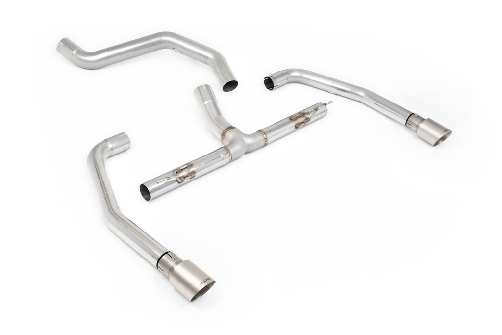 Milltek Non-Resonated GPF-Back Exhaust for INEOS Quartermaster, Brushed Titanium Tips
