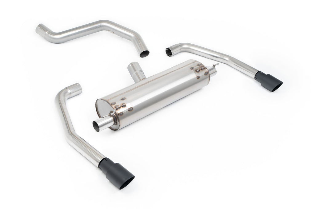 Milltek Resonated GPF-Back Exhaust for INEOS Quartermaster, Cerakote Black Tips