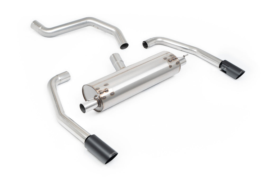 Milltek Resonated GPF-Back Exhaust for INEOS Quartermaster, Cerakote Black Tips for INEOS Grenadier Quartermaster