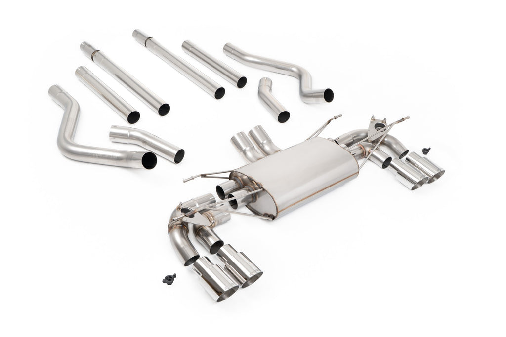 Milltek Non-Resonated Valved GPF-Back for Land Rover Defender 130 5.0 V8, Polished Tips